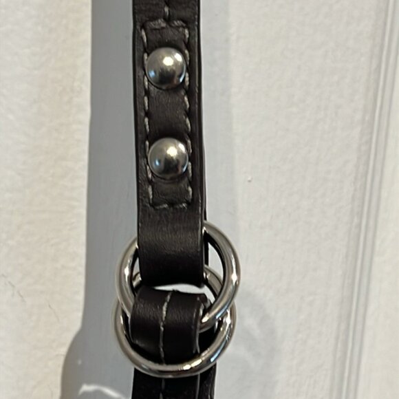 Lacoste Monogram Leather Strap and Trim Crossbody - Picture 6 of 15